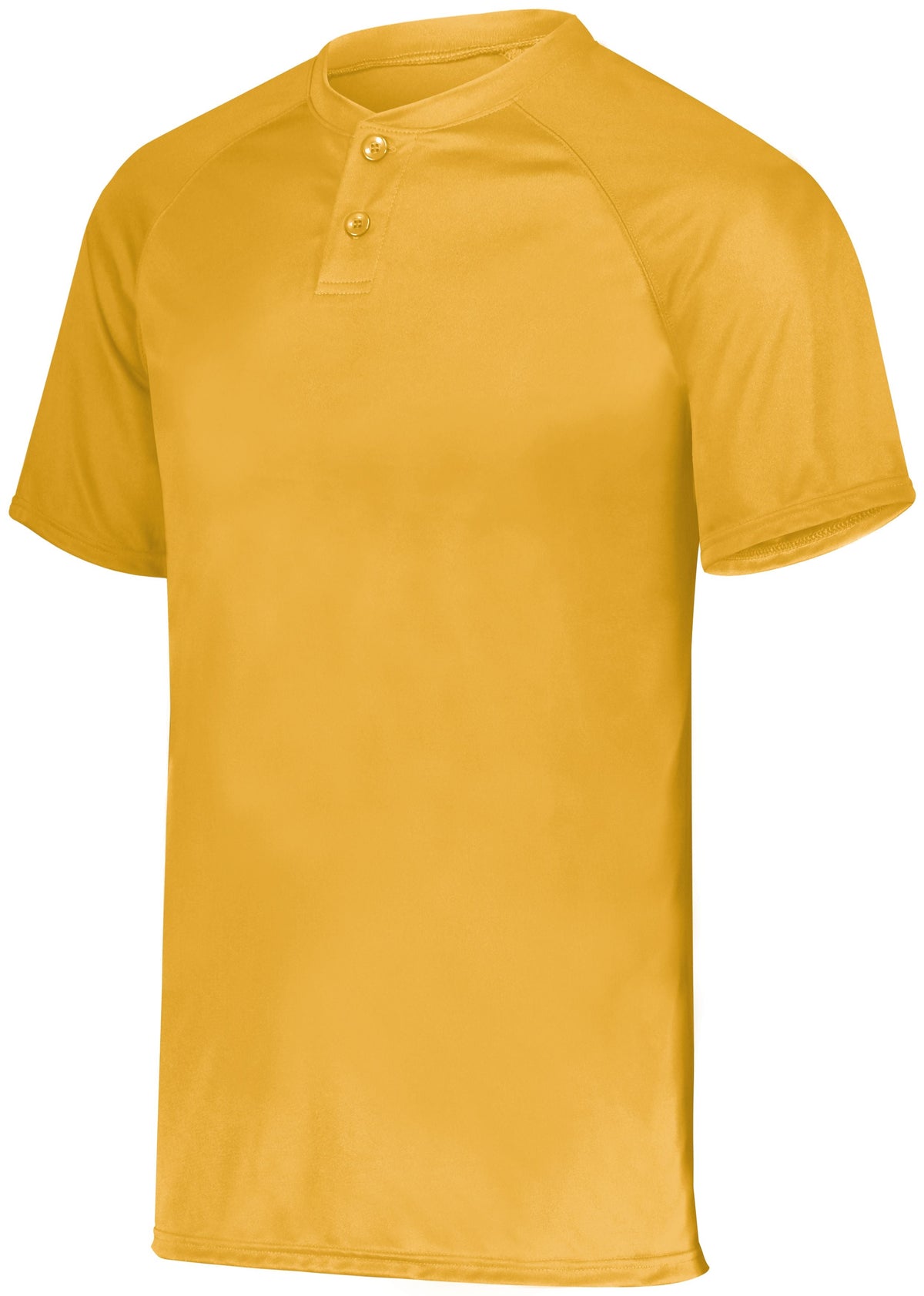 YOUTH ATTAIN WICKING TWO-BUTTON BASEBALL JERSEY POLYESTER