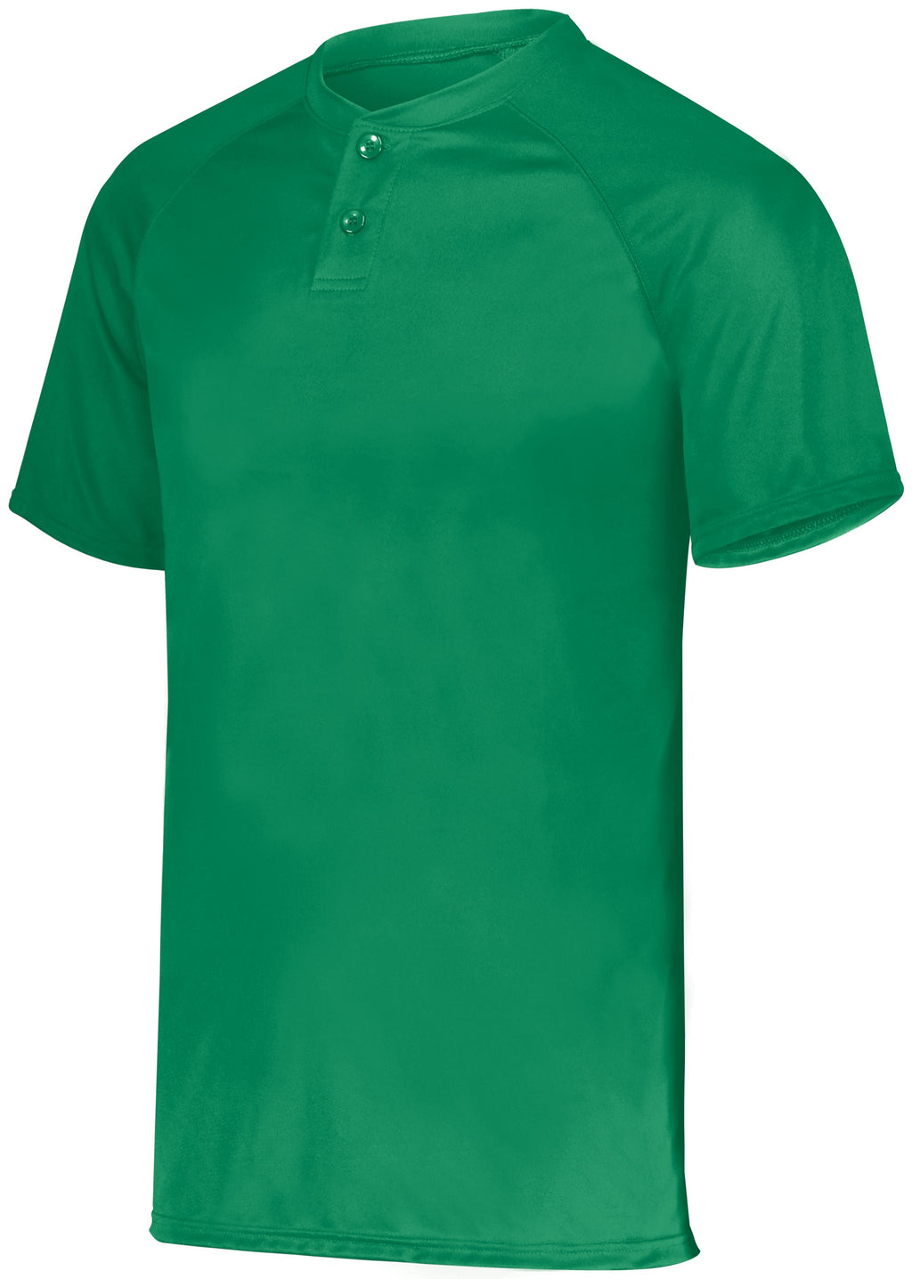 YOUTH ATTAIN WICKING TWO-BUTTON BASEBALL JERSEY POLYESTER