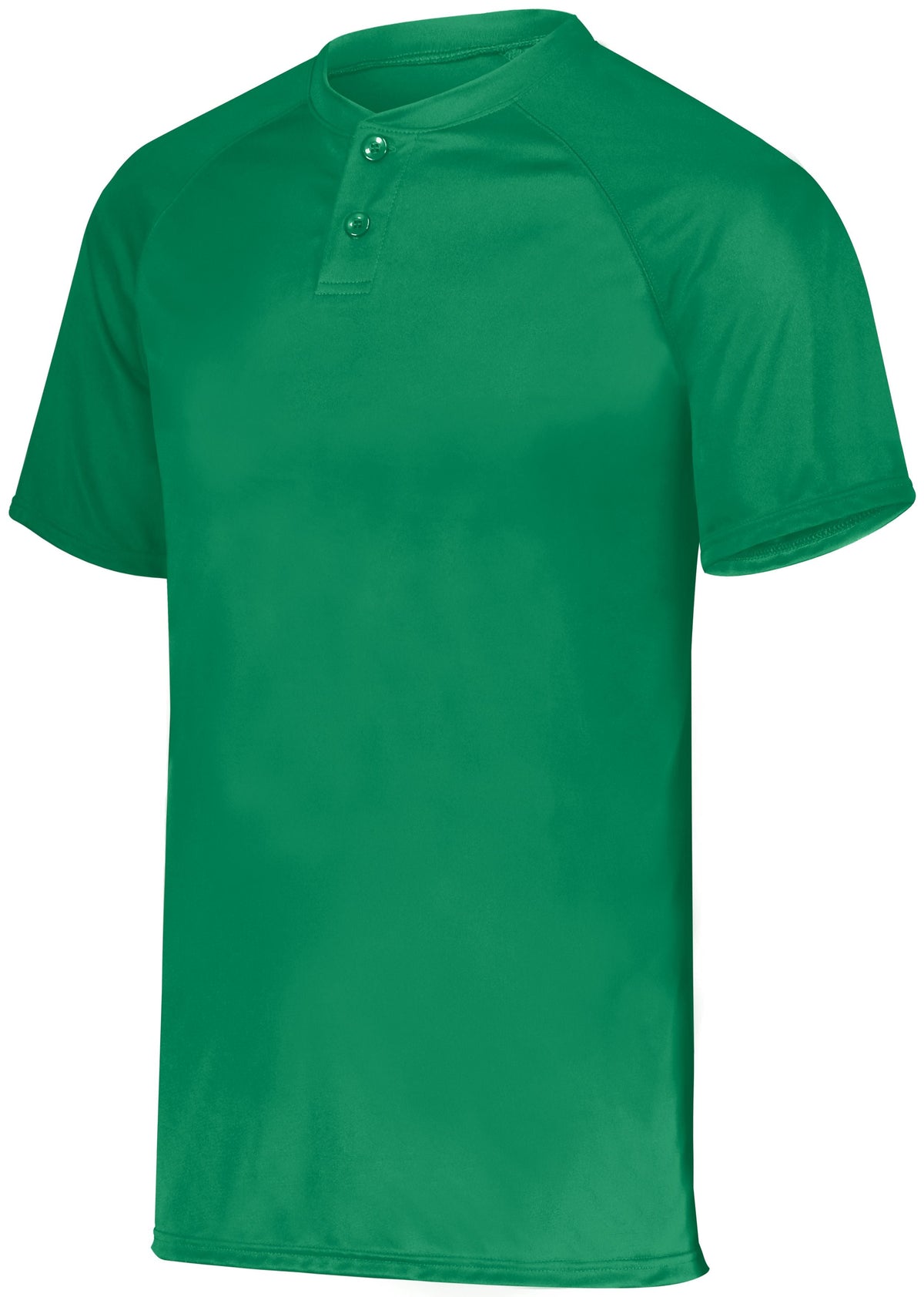 YOUTH ATTAIN WICKING TWO-BUTTON BASEBALL JERSEY POLYESTER