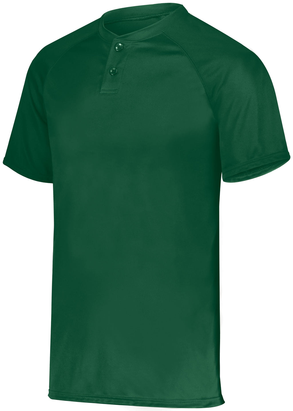 YOUTH ATTAIN WICKING TWO-BUTTON BASEBALL JERSEY POLYESTER