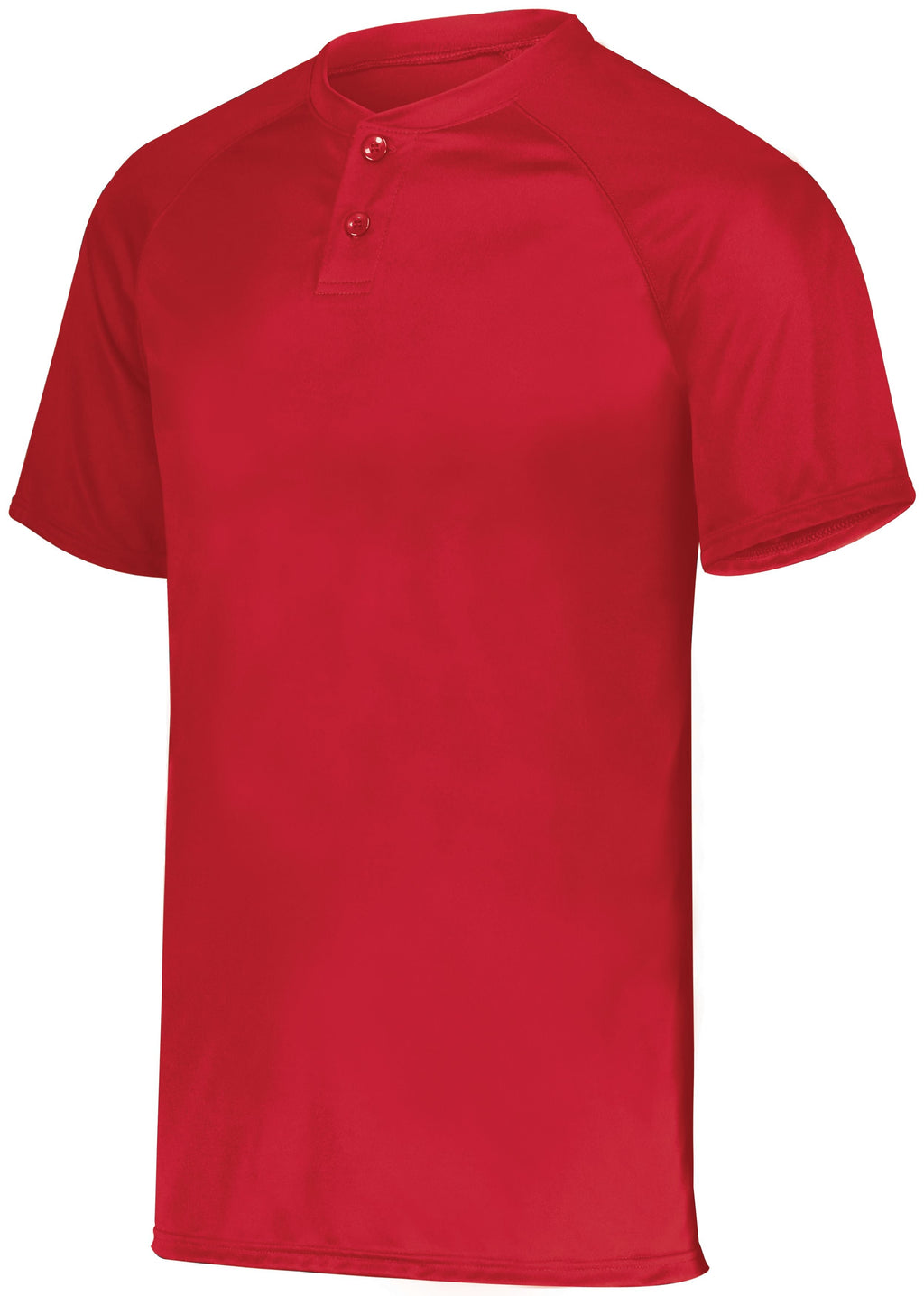 YOUTH ATTAIN WICKING TWO-BUTTON BASEBALL JERSEY POLYESTER