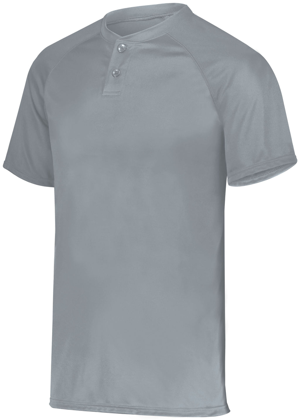 YOUTH ATTAIN WICKING TWO-BUTTON BASEBALL JERSEY POLYESTER
