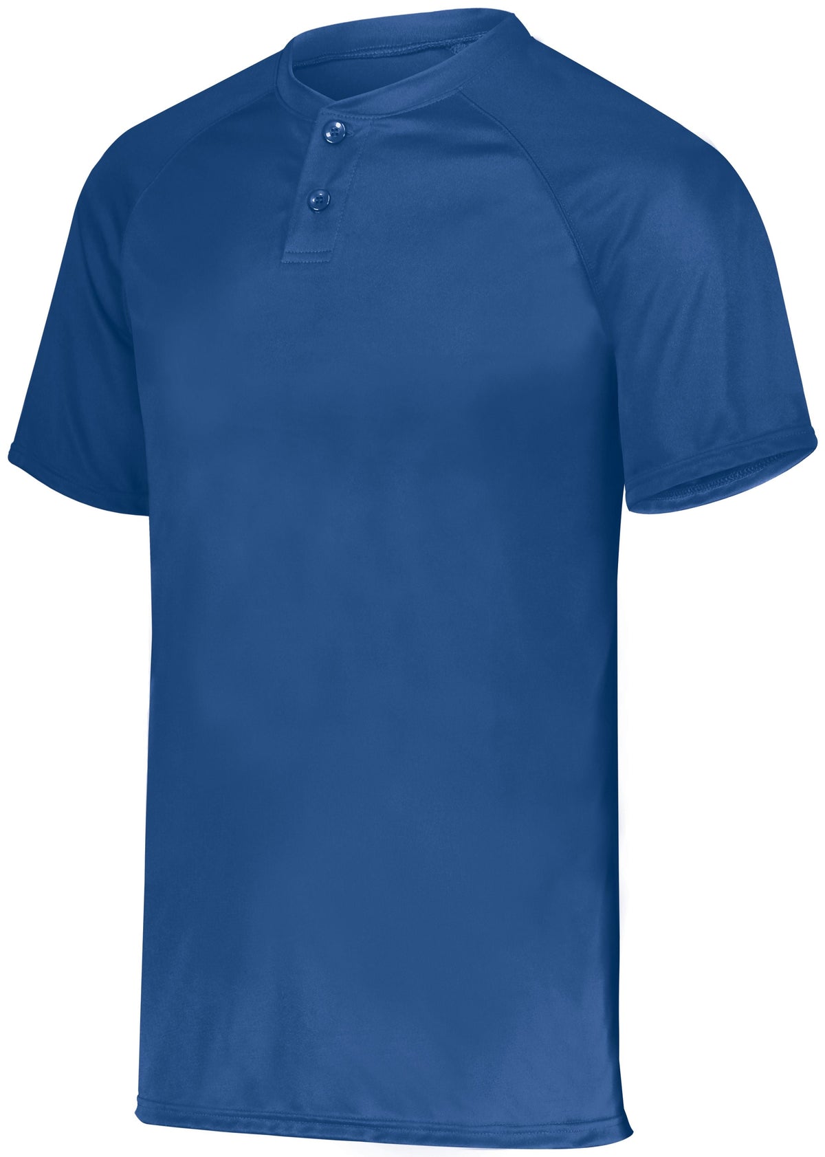 YOUTH ATTAIN WICKING TWO-BUTTON BASEBALL JERSEY POLYESTER