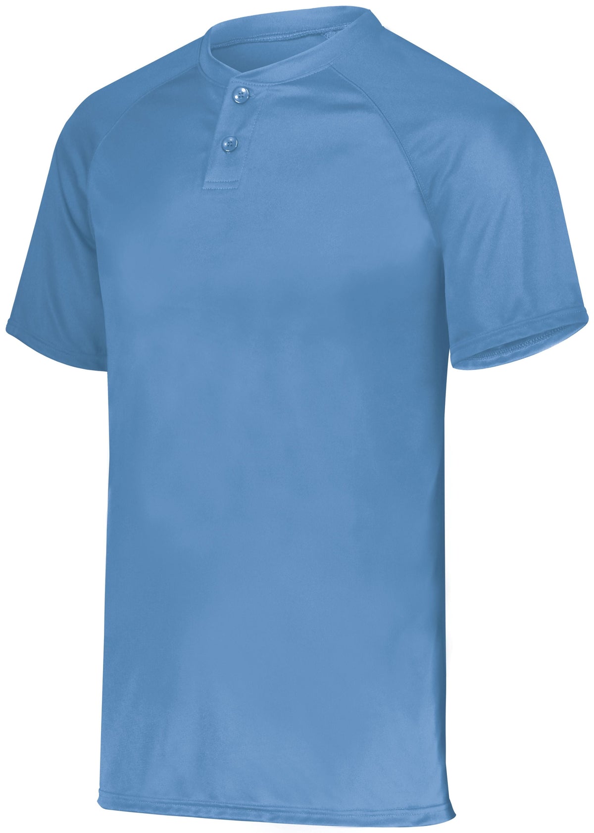 YOUTH ATTAIN WICKING TWO-BUTTON BASEBALL JERSEY POLYESTER