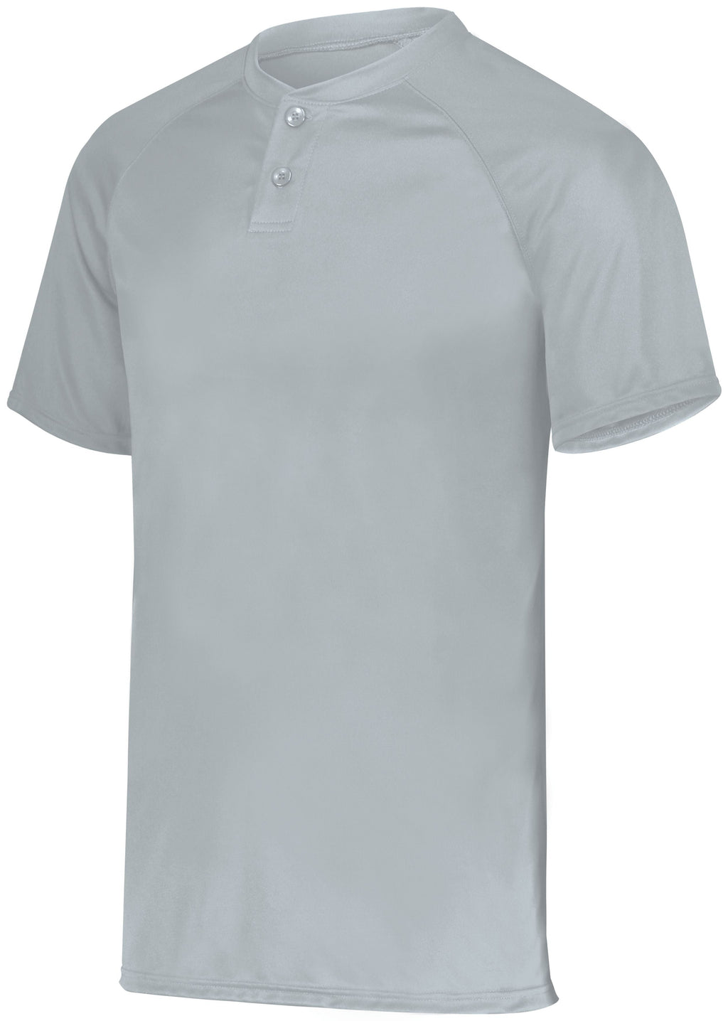 YOUTH ATTAIN WICKING TWO-BUTTON BASEBALL JERSEY POLYESTER