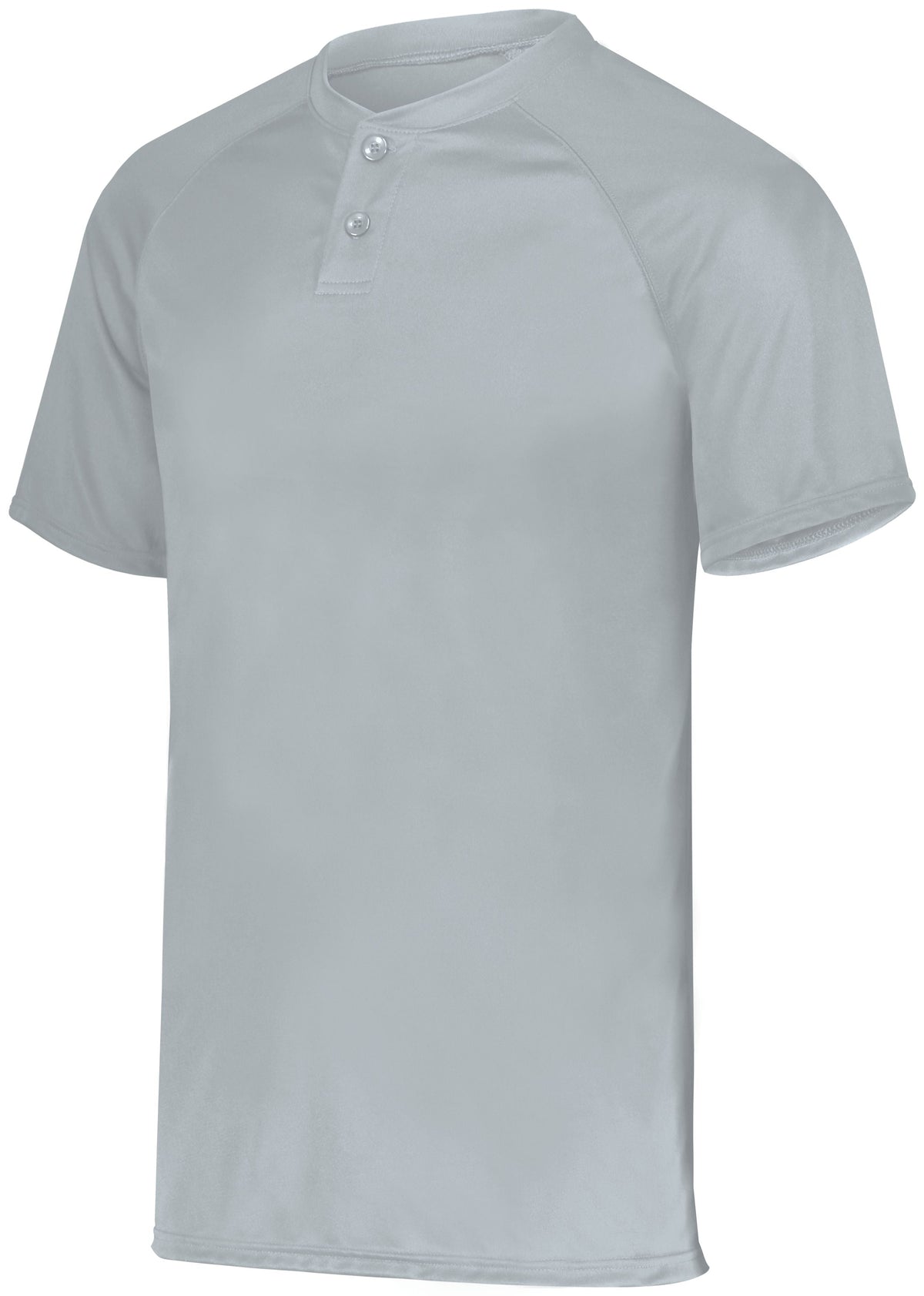 YOUTH ATTAIN WICKING TWO-BUTTON BASEBALL JERSEY POLYESTER