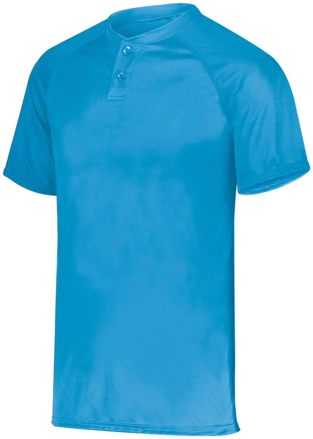 YOUTH ATTAIN WICKING TWO-BUTTON BASEBALL JERSEY POLYESTER