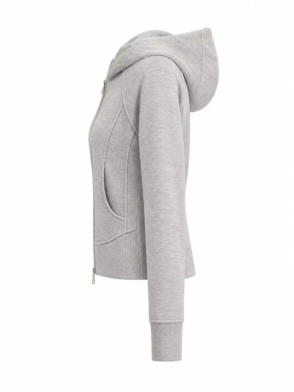 Slim-Fit Full-Zip Hoodie