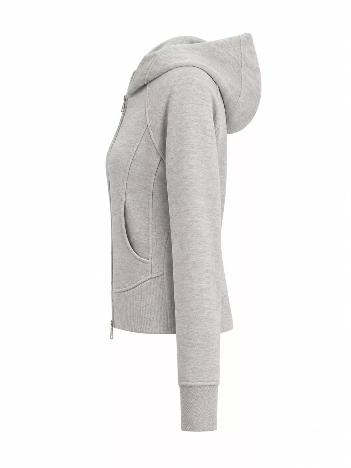 Slim-Fit Full-Zip Hoodie