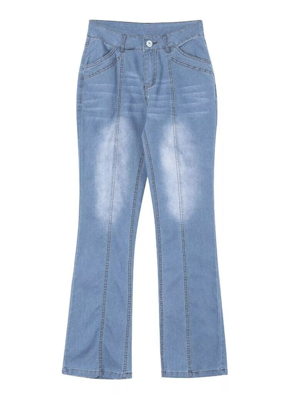 Mid-Rise Bootcut Jeans