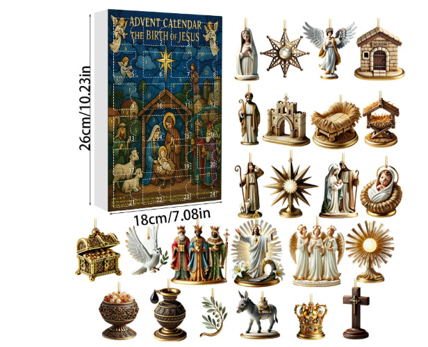 Acrylic Blind Box Christmas Decorations