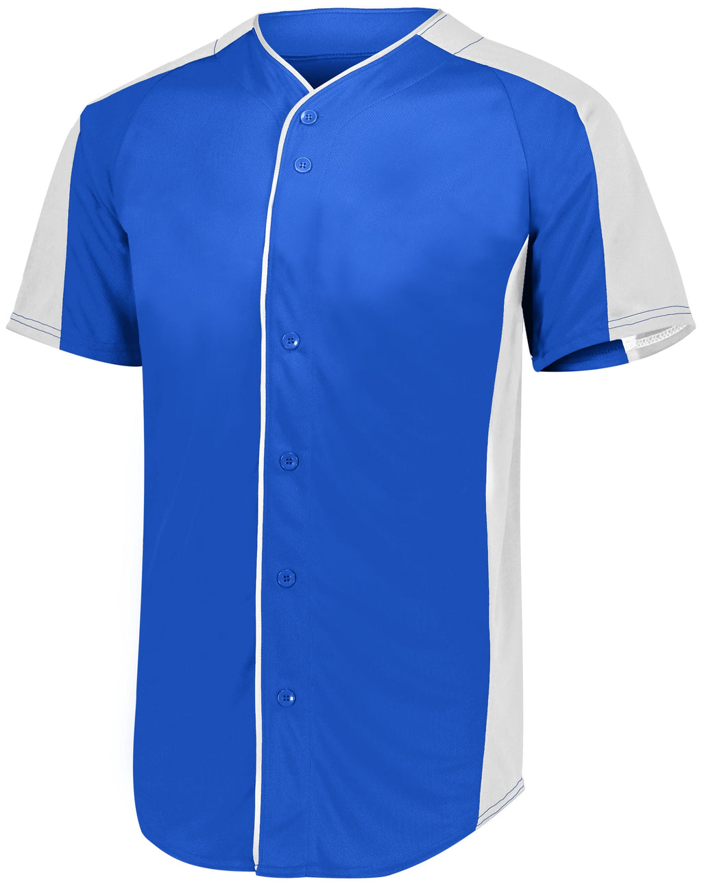 FULL-BUTTON BASEBALL JERSEY - MOISTURE-WICKING POLYESTER