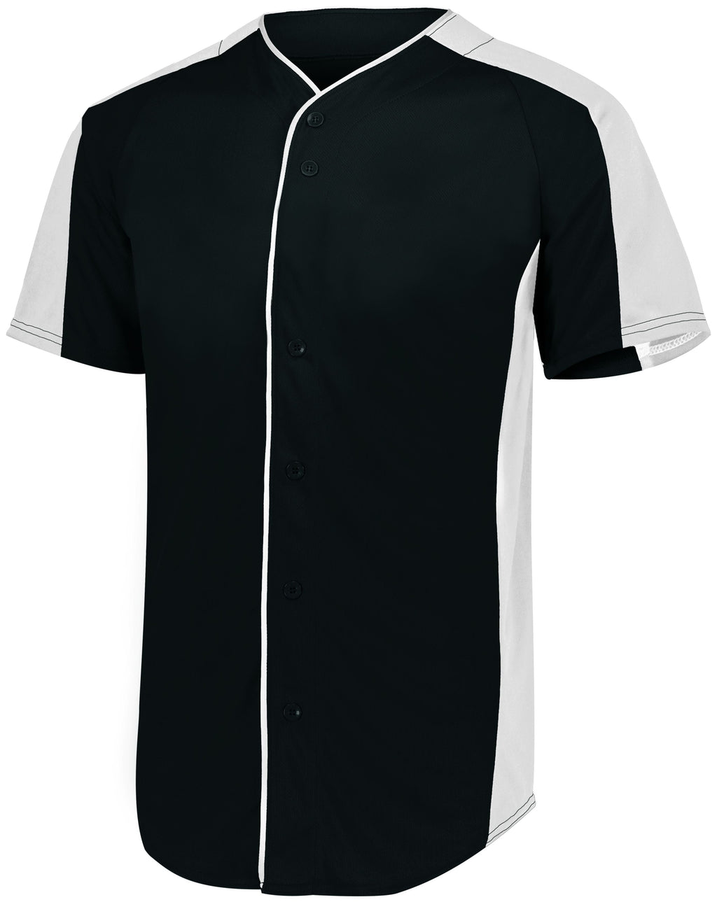 FULL-BUTTON BASEBALL JERSEY - MOISTURE-WICKING POLYESTER
