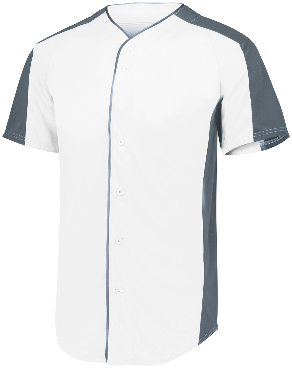 FULL-BUTTON BASEBALL JERSEY - MOISTURE-WICKING POLYESTER