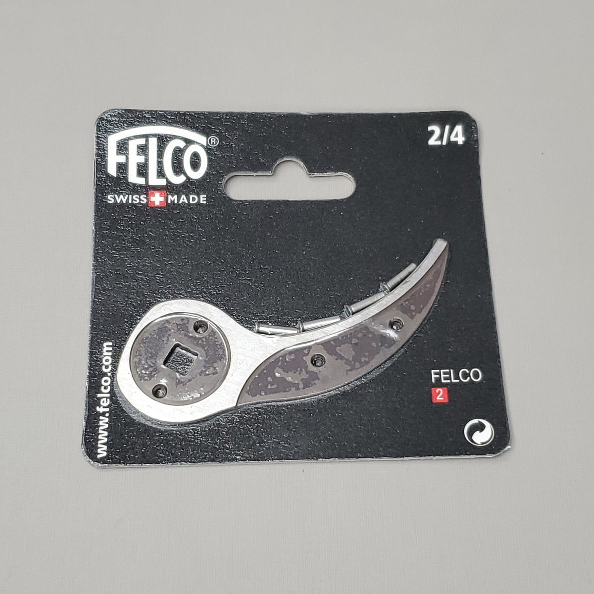 FELCO Swiss Made Pruner Replacement Anvil Blade With Rivets 2/4 (New)