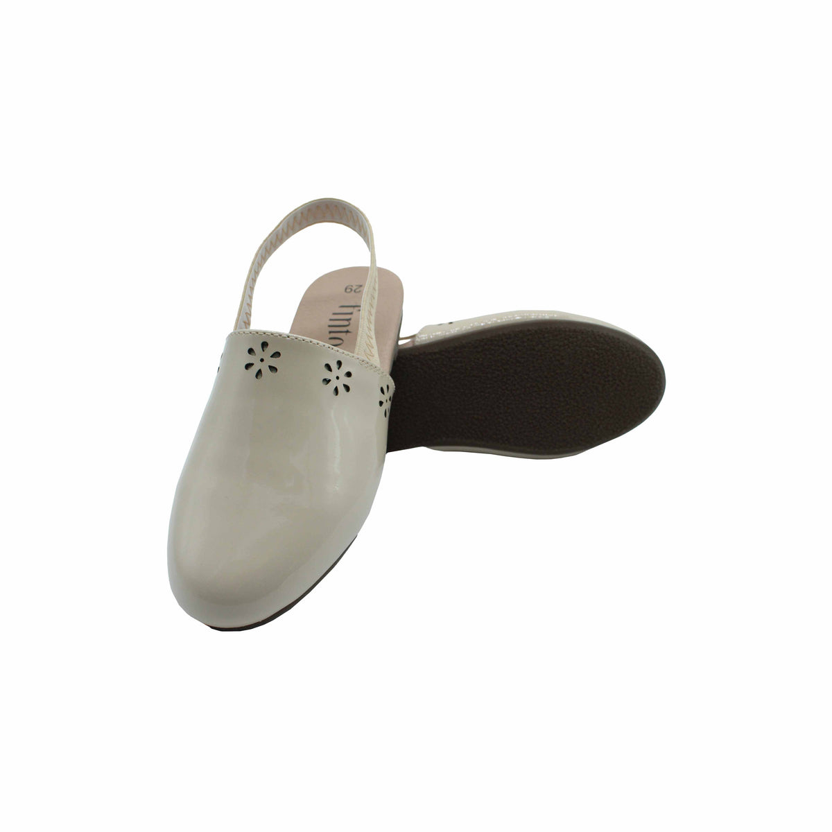 Taupe Patent Leather