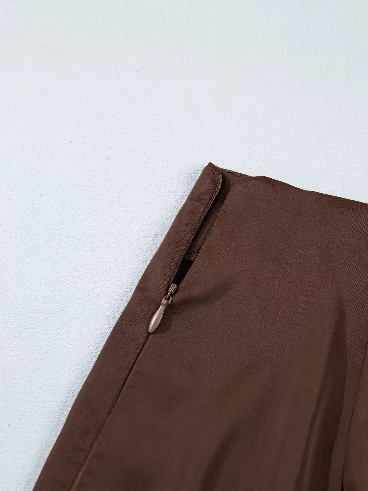 Lace Patchwork Hem Long Casual Shift Skirt