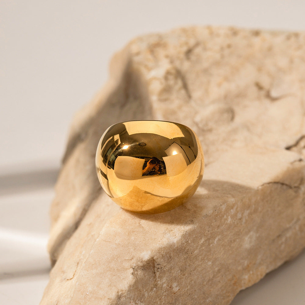 18K Gold-Plated Coco Ring