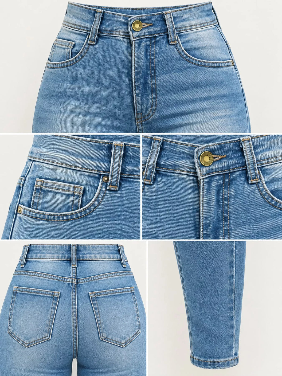 High-Waisted Sculpting Skinny Jeans