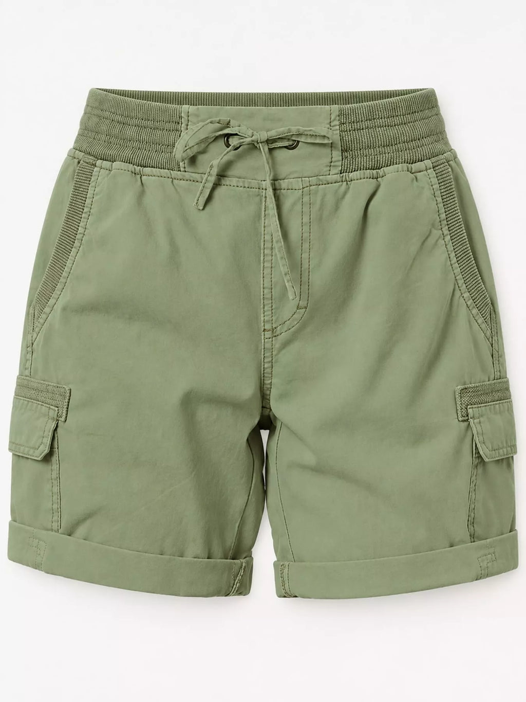 Full Size Drawstring Cargo Shorts Plus Size