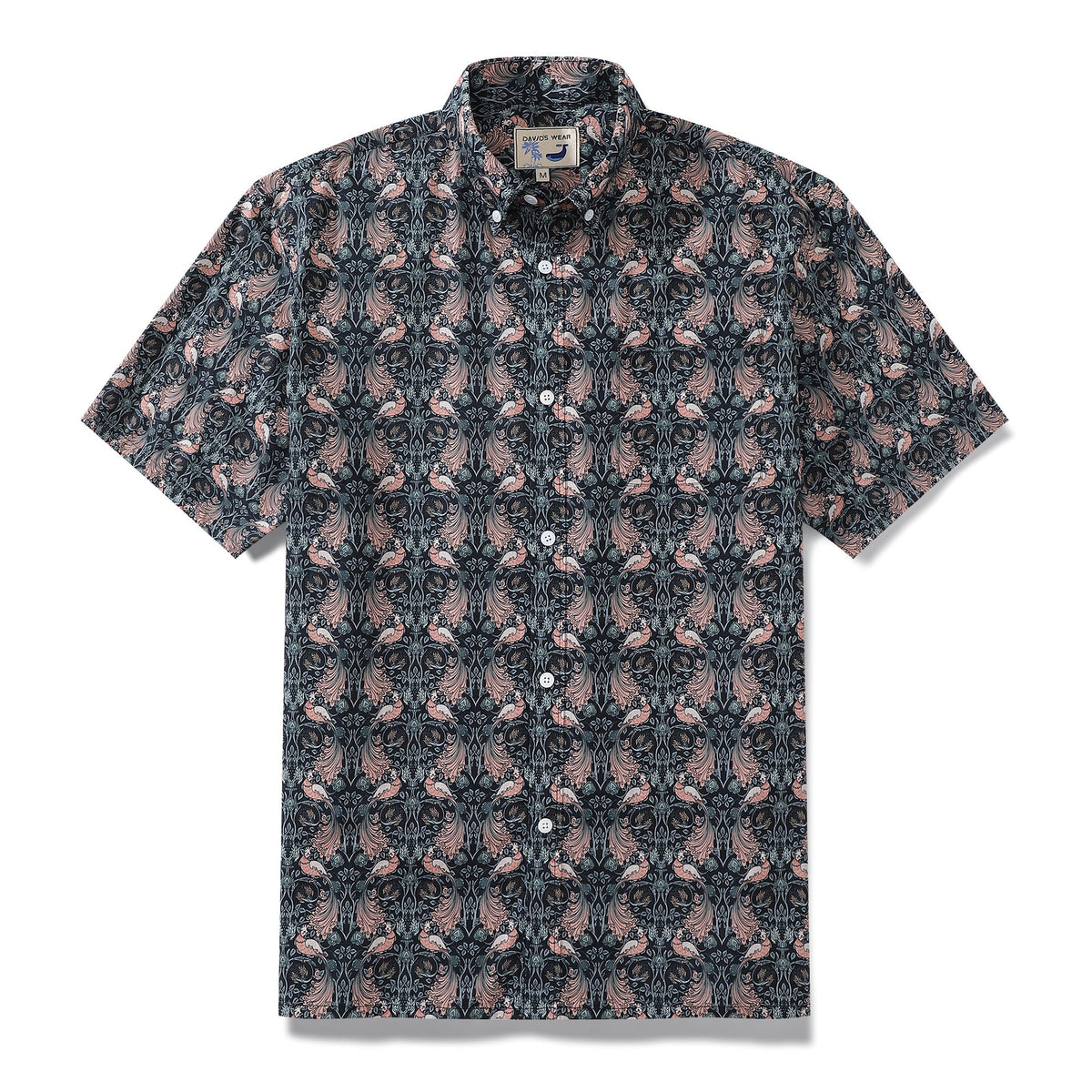 Hawaiian Shirts For Men Birds Designer Button-down Shirt By Amy