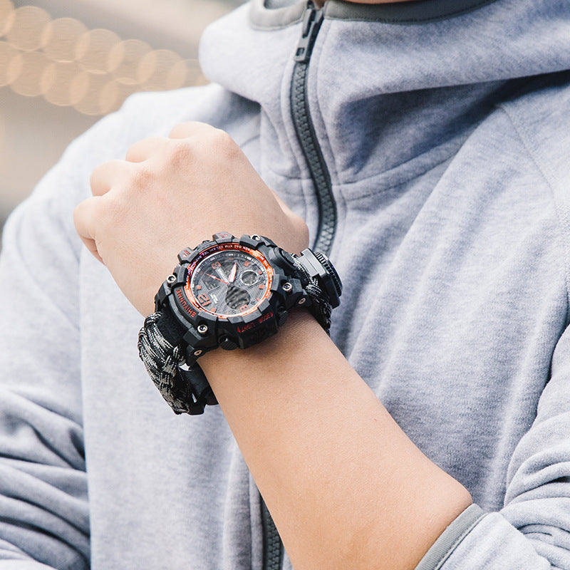 Survival Men Sports Watch With Outdoor Compass In Top Luxury Brand G Style Military Digital Watches Waterproof 50M relogio masculino