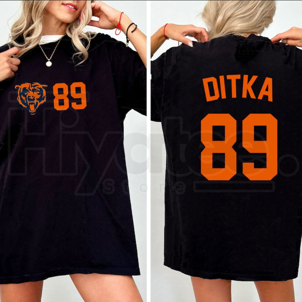 Mike Ditka #89 Chicago Bears Jersey Player T-Shirt – Legendary Football Fan Graphic Tee