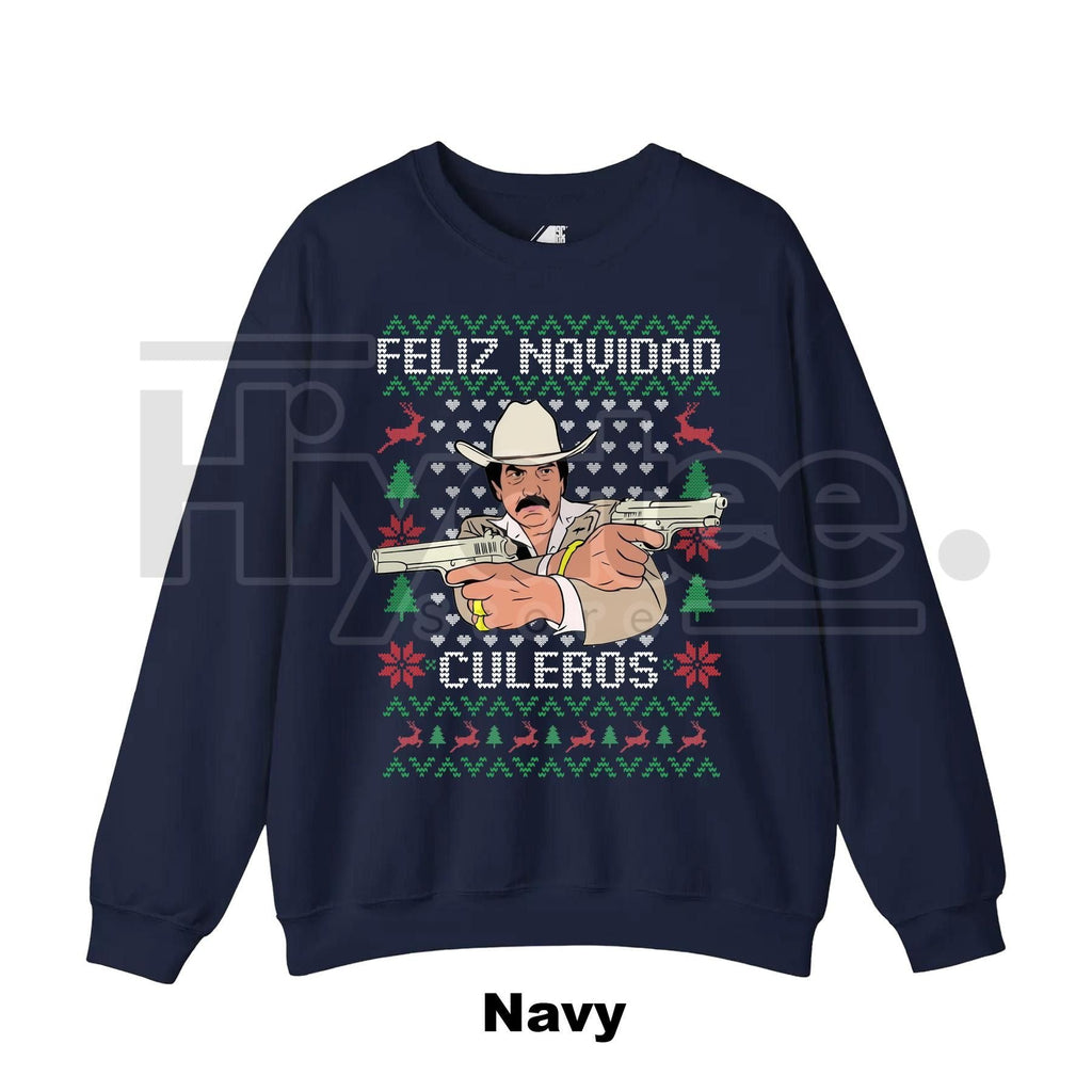 Beto El Mero León del Corrido Quintanilla Ugly Christmas Sweater: Funny Navidad Ugly Christmas Jumper, Mexican Music Fan Gift