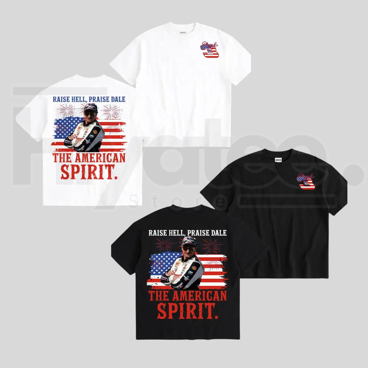 "Raise Hell, Praise Dale" – Dale Earnhardt 03 American Spirit Retro Top