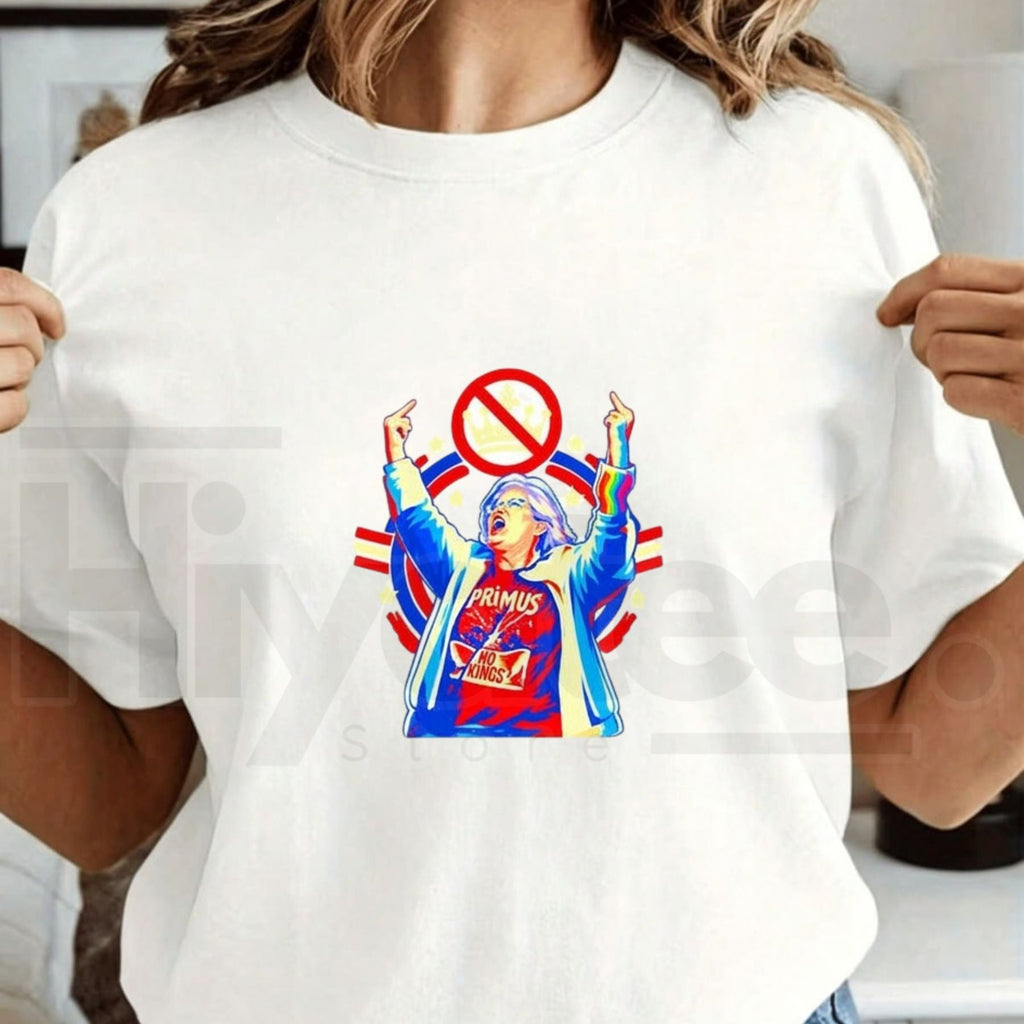 Official Women's Primus No Kings T-Shirt – Retro Funk Metal Concert Graphic Tee