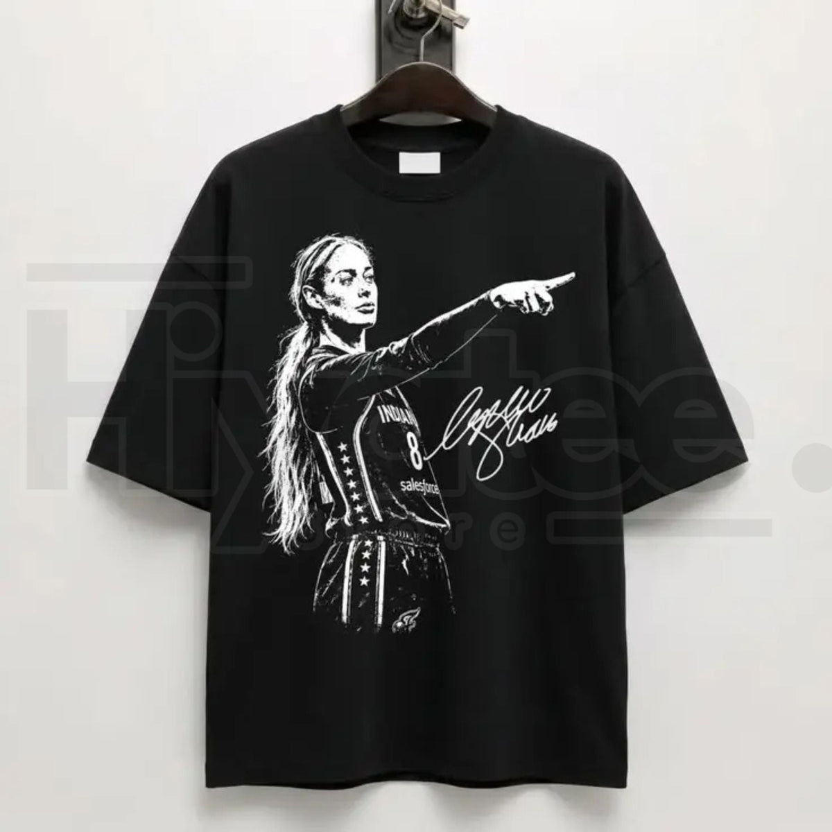 Graphic Sophie Cunningham Signature Basketball T-Shirt – High-Contrast Court Graphic Tee