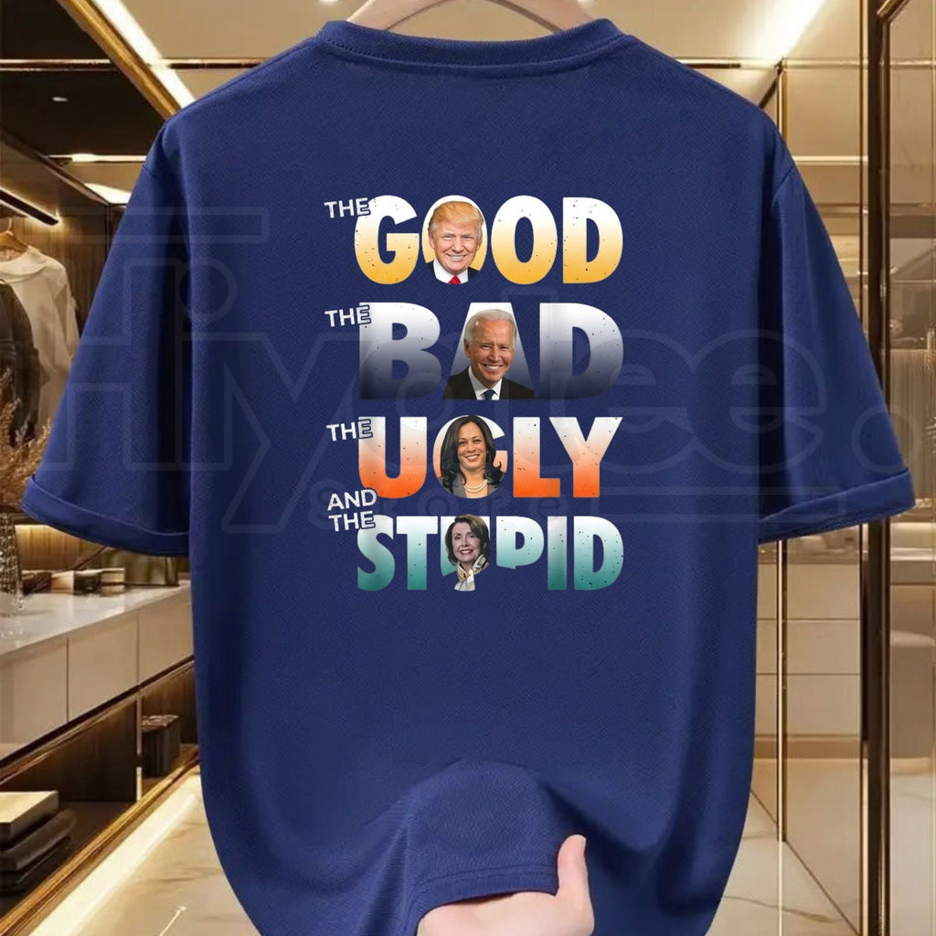 The Good The Bad Spaghetti Western Parody T-Shirt – Retro Cowboy Movie Graphic Tee