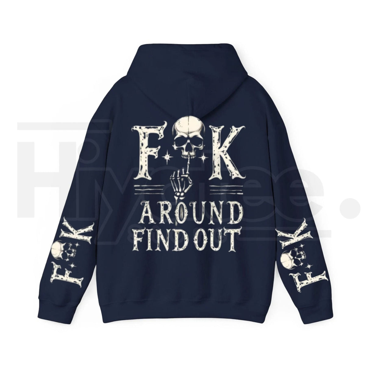 Women’s "Fuck Around And Find Out" Print Oversized Hoodie – Bold Graphic Statement Streetwear Pullover