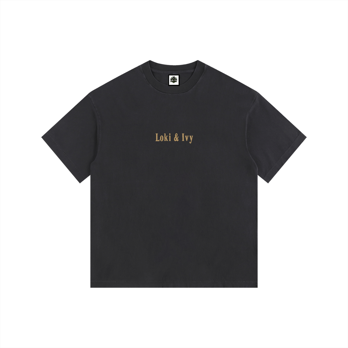 Loki & Ivy Gold Edition Vintage Washed Oversized Cotton T-Shirt