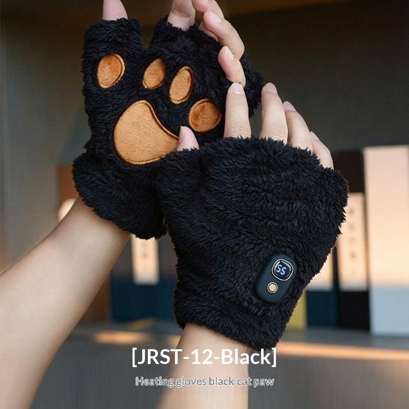 Cat-Paw Hand Warmer Heated Fingered Gloves