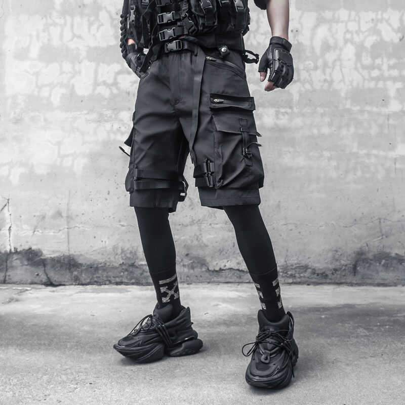 IBS429 Paratrooper Matte Black Shorts