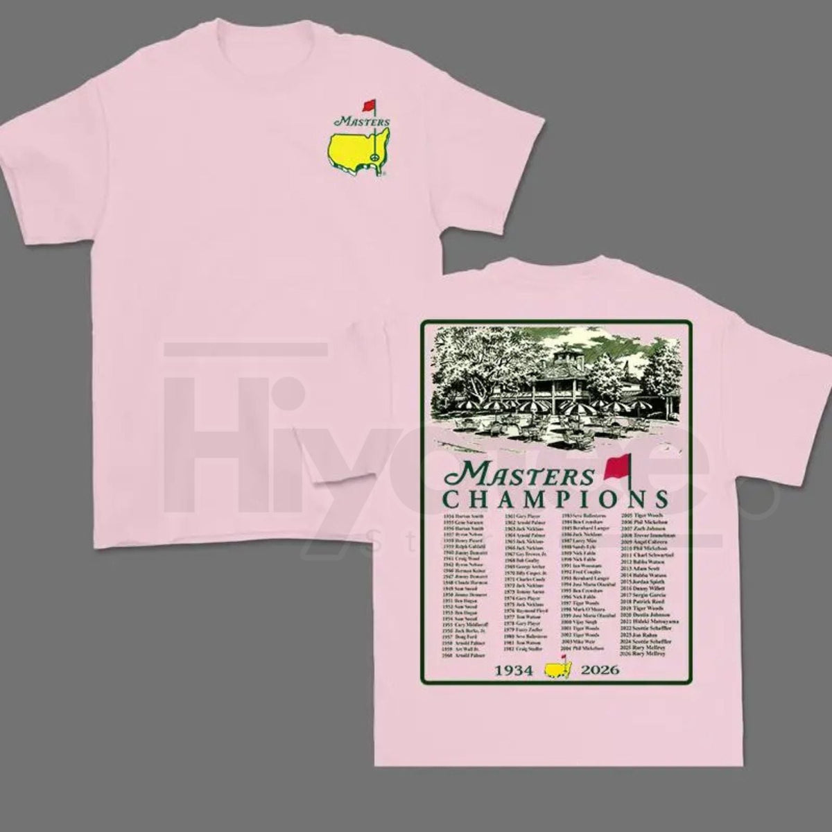 "2026 Masters Tournament" – 90th Augusta Champions Retro Golf Top
