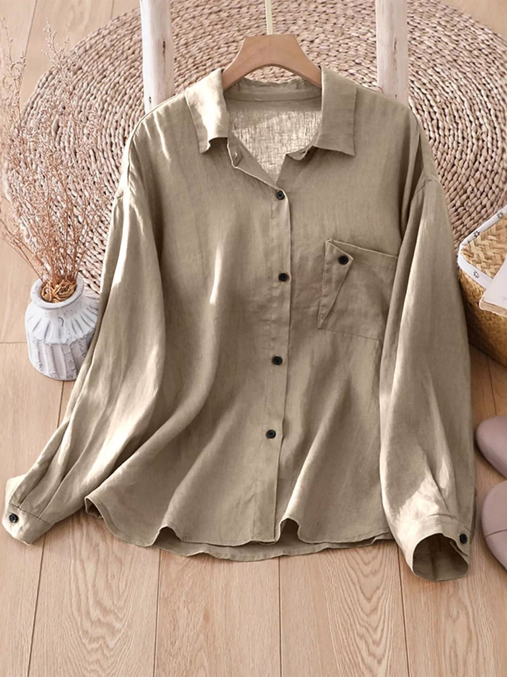 Button-Down Long Sleeve Shirt