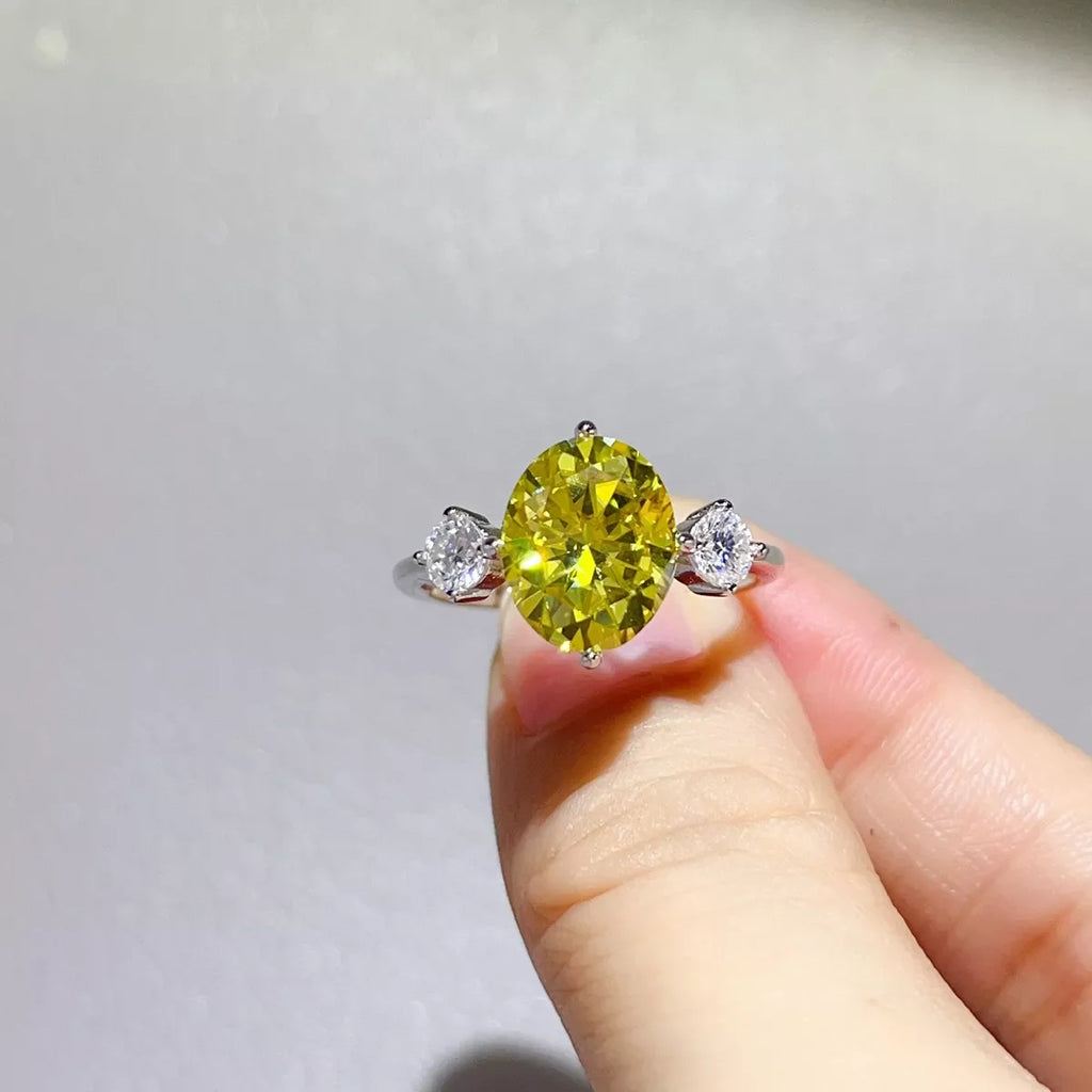 5 Carat Moissanite 925 Sterling Silver Ring