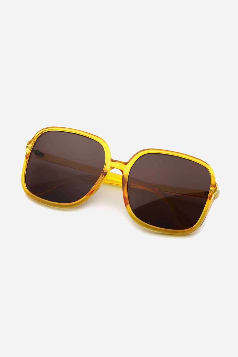 Square Polycarbonate Sunglasses with UV400 Shatter-Resistant Lenses