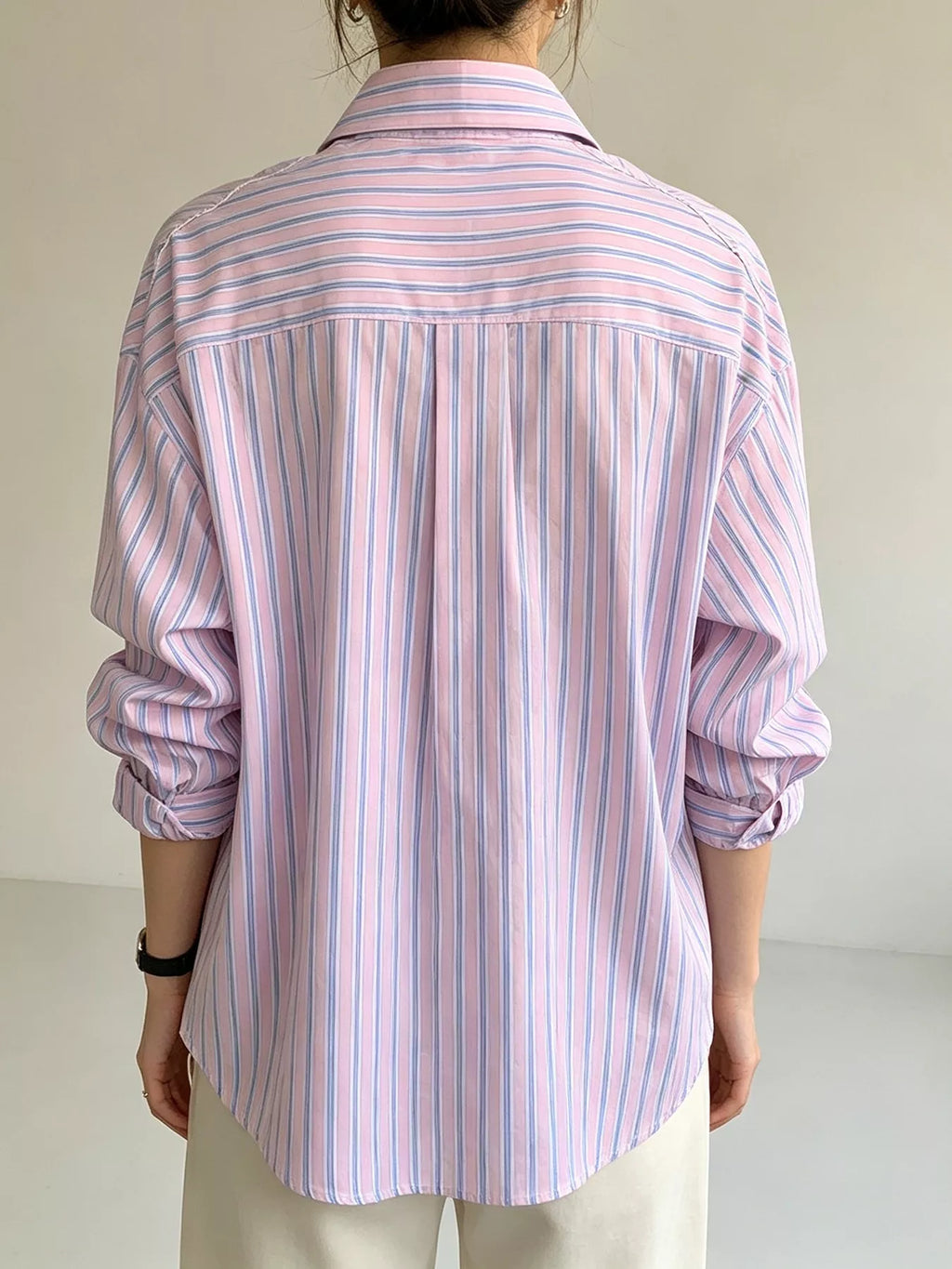 Striped Button-Down Shirt