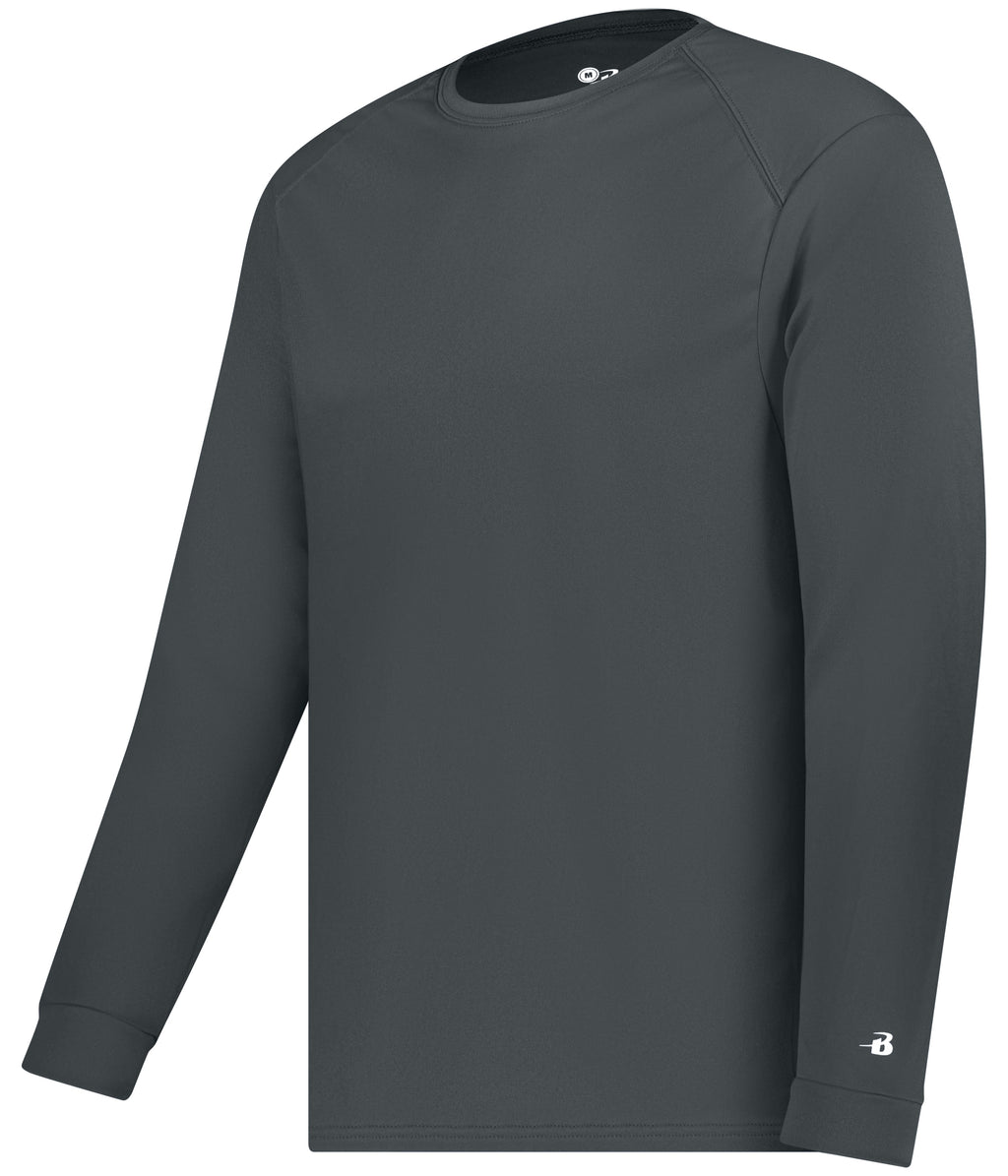YOUTH B-CORE LONG-SLEEVE T-SHIRT - MOISTURE-WICKING PERFORMANCE