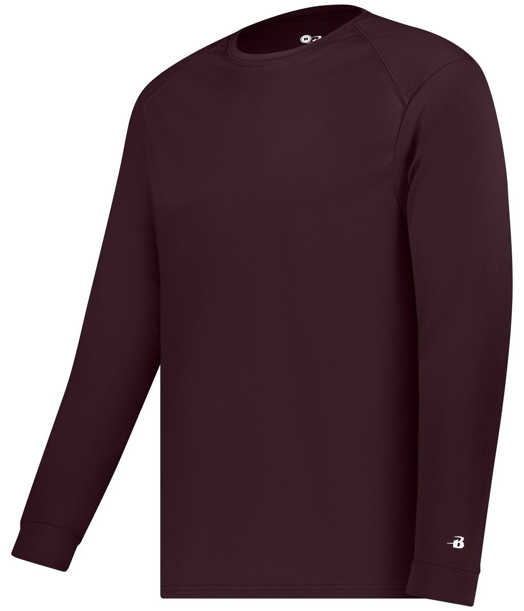 YOUTH B-CORE LONG-SLEEVE T-SHIRT - MOISTURE-WICKING PERFORMANCE