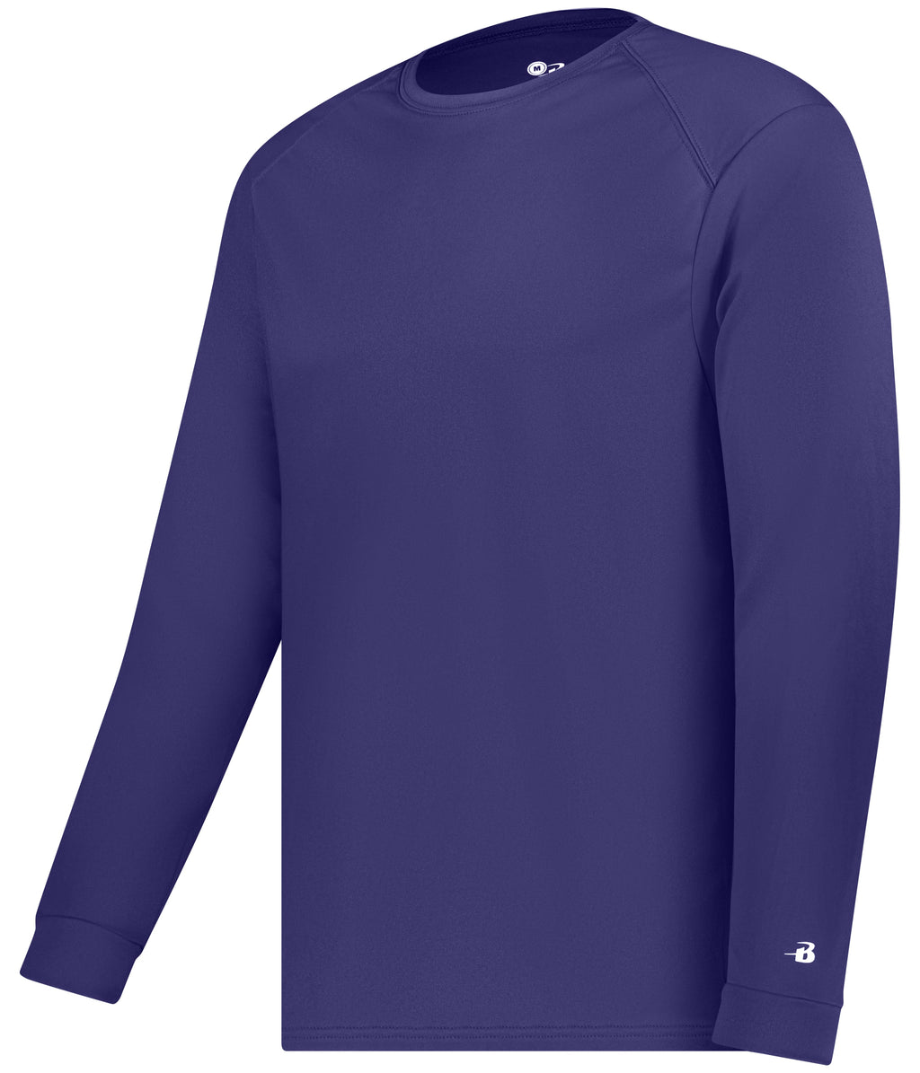 YOUTH B-CORE LONG-SLEEVE T-SHIRT - MOISTURE-WICKING PERFORMANCE