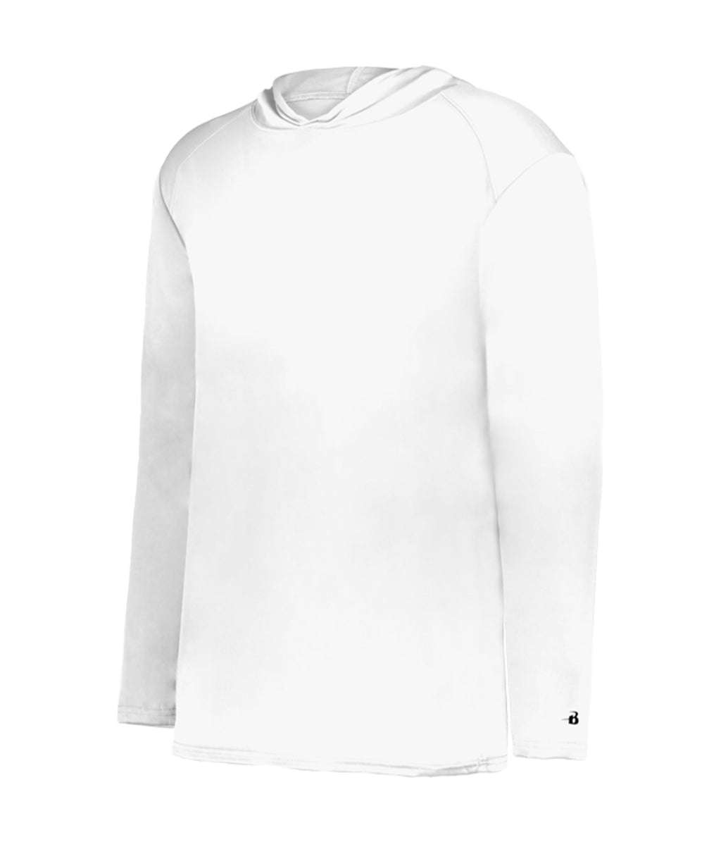 YOUTH B-CORE LONG-SLEEVE HOODIE - MOISTURE-WICKING PERFORMANCE