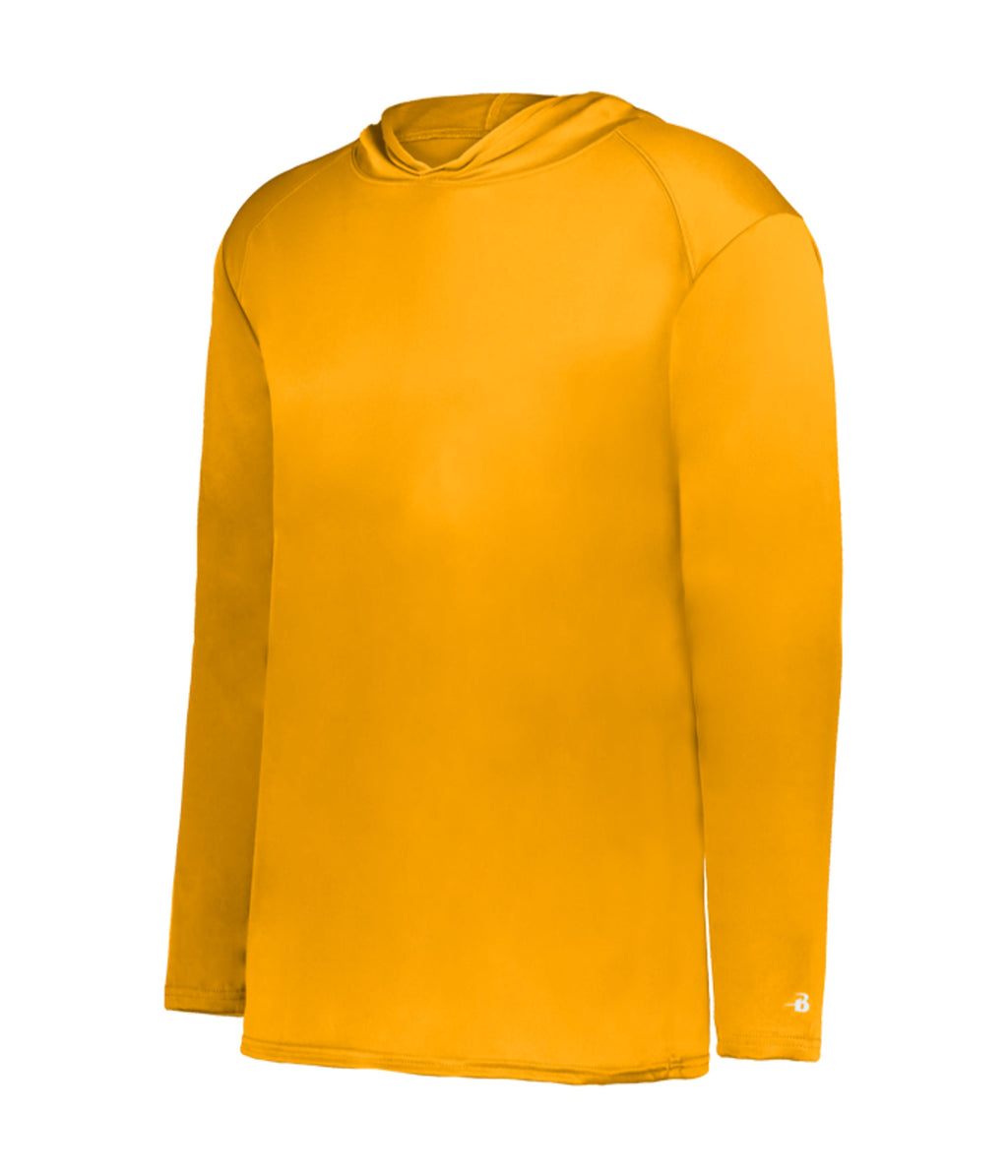YOUTH B-CORE LONG-SLEEVE HOODIE - MOISTURE-WICKING PERFORMANCE