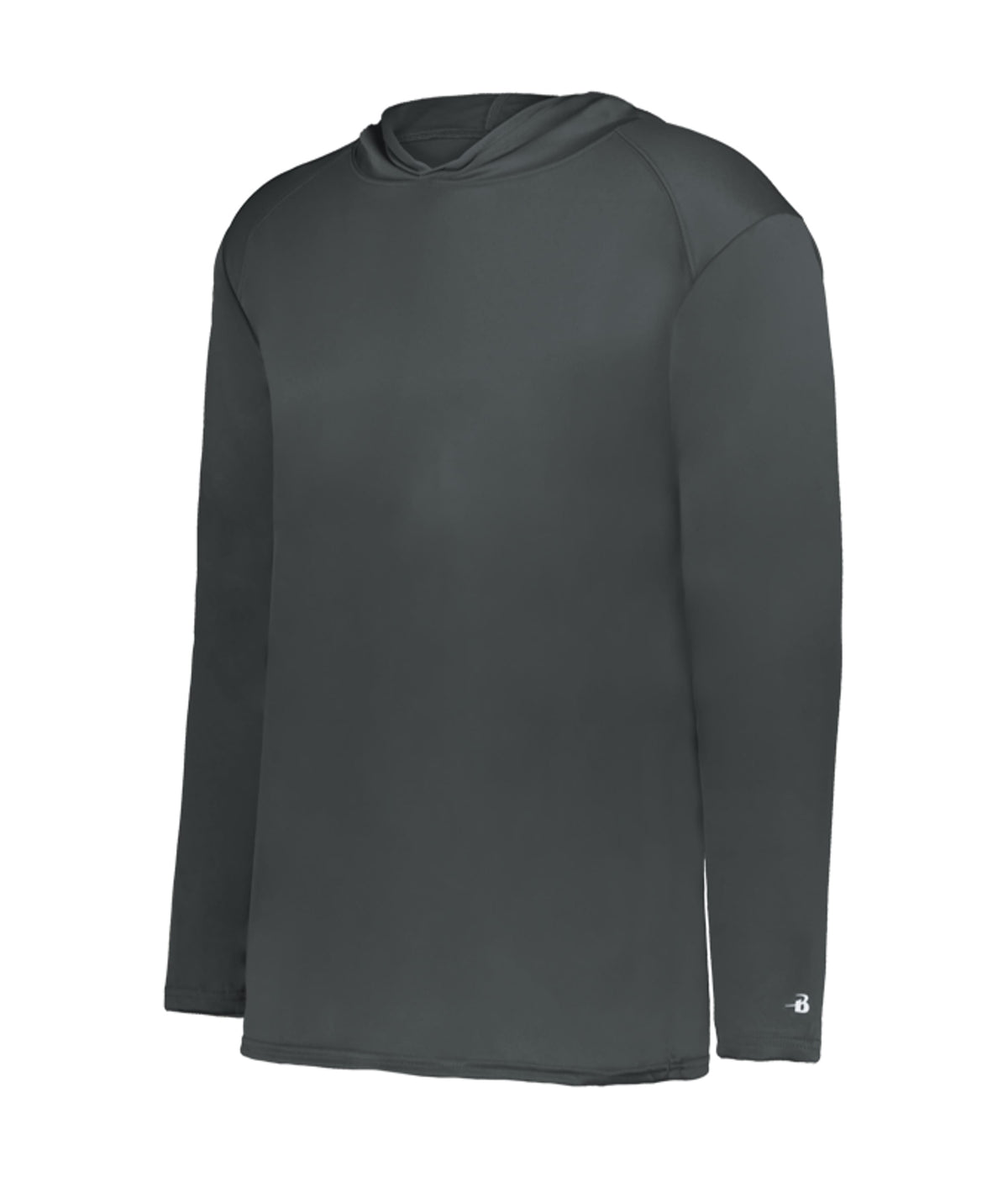 YOUTH B-CORE LONG-SLEEVE HOODIE - MOISTURE-WICKING PERFORMANCE