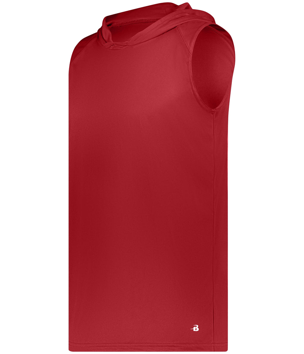 YOUTH B-CORE SLEEVELESS HOODIE - MOISTURE-WICKING PERFORMANCE