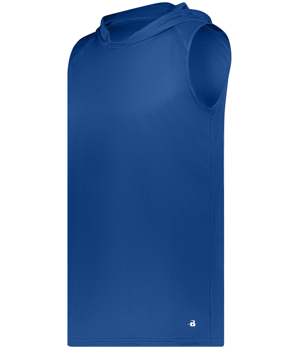 YOUTH B-CORE SLEEVELESS HOODIE - MOISTURE-WICKING PERFORMANCE