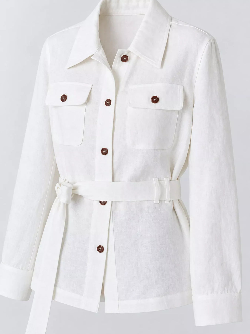 Button Up Long Sleeve Shacket
